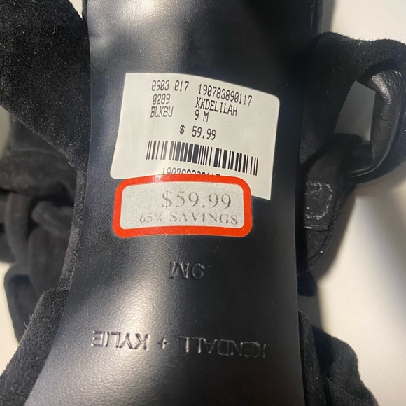 Kendall + Kylie Delilah Light Suede Lace-Up Heels - Picture 6 of 11